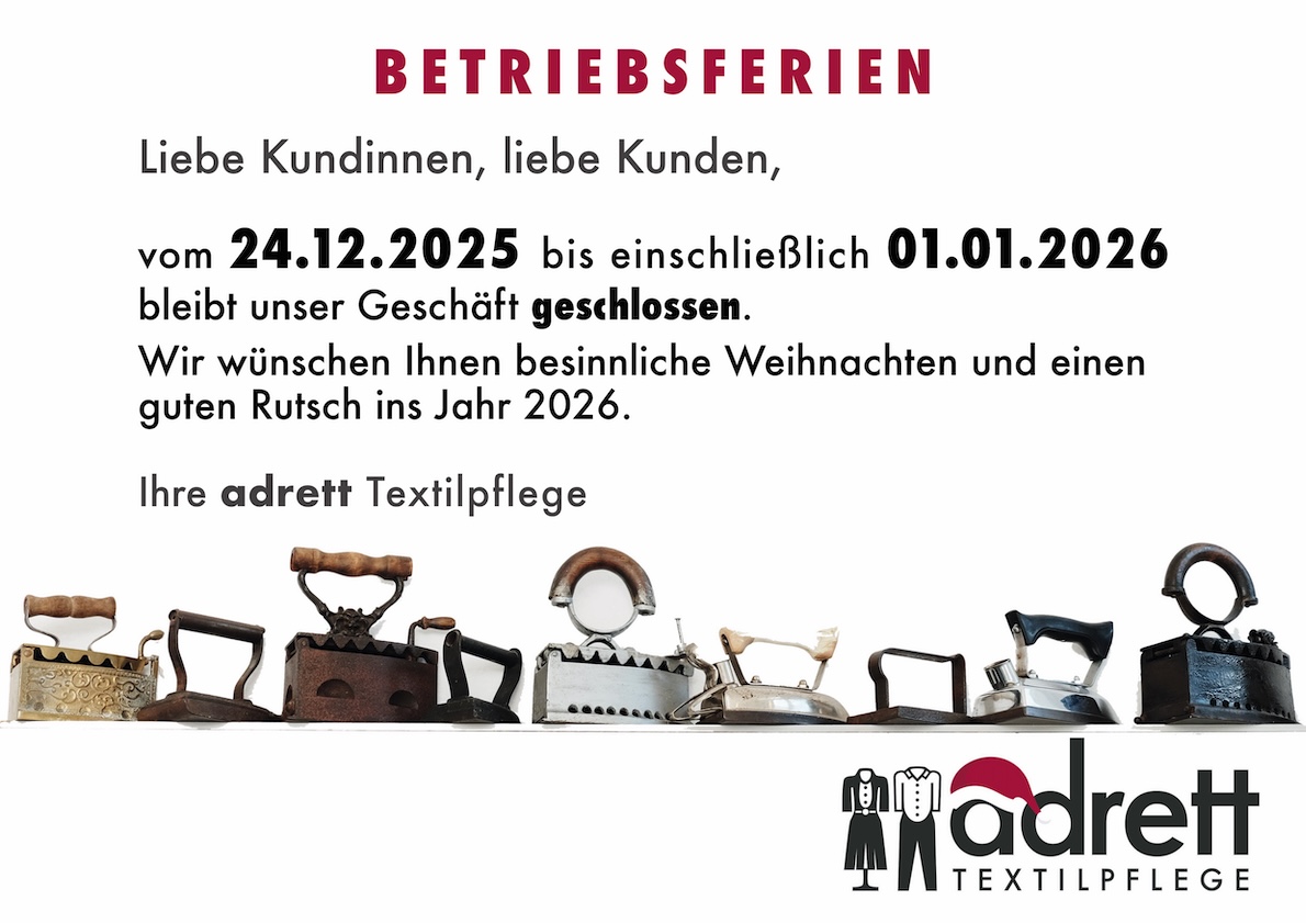 Betriebsferien 2025
